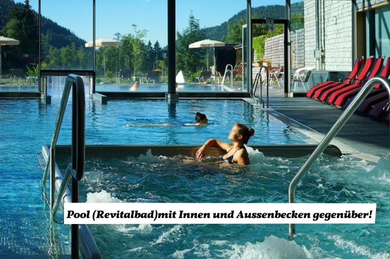 B1 Albmatte-Fewo Sauna, Hallenbad Aussenbecken Massagen Nebenan Menzenschwand-Hinterdorf Dış mekan fotoğraf